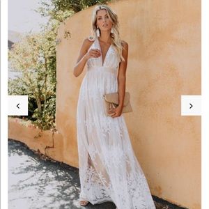 Vici Dolls Antonia Lace Maxi Dress - Small